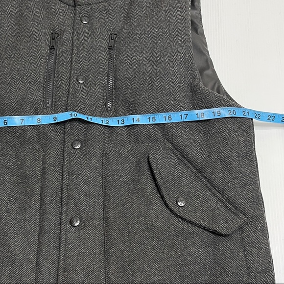 State Vintage Rogue Apparel wooly leather lined vest  Unisex size Large - Picture 9 of 14